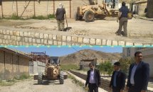عملیات زیرسازی کوچه های امید و نیایش در منطقه کوی بسیجیان